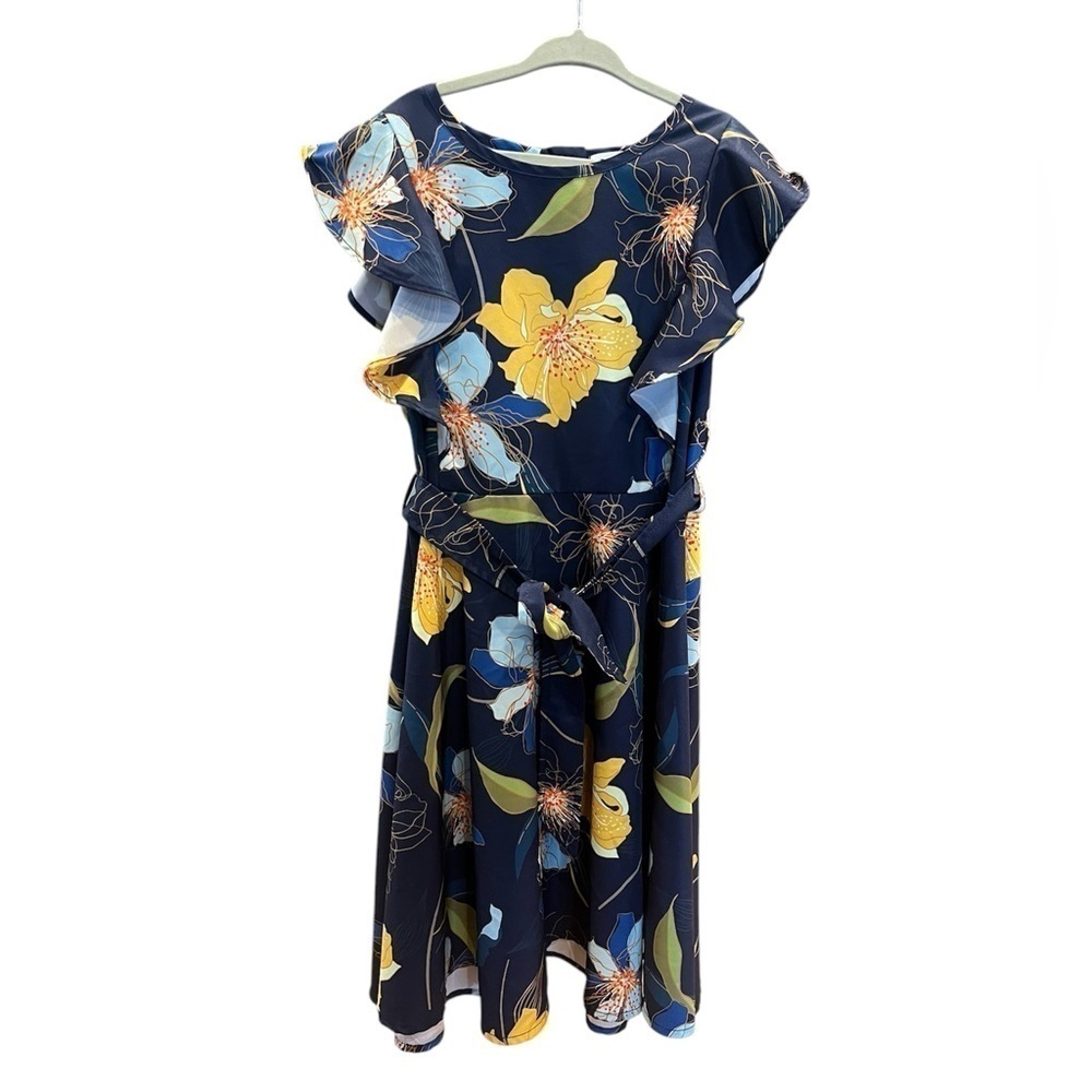 5 FOR $20 Amazon Quedoris Girls Big Kids sz 140 fits like 10 girls Floral Dress